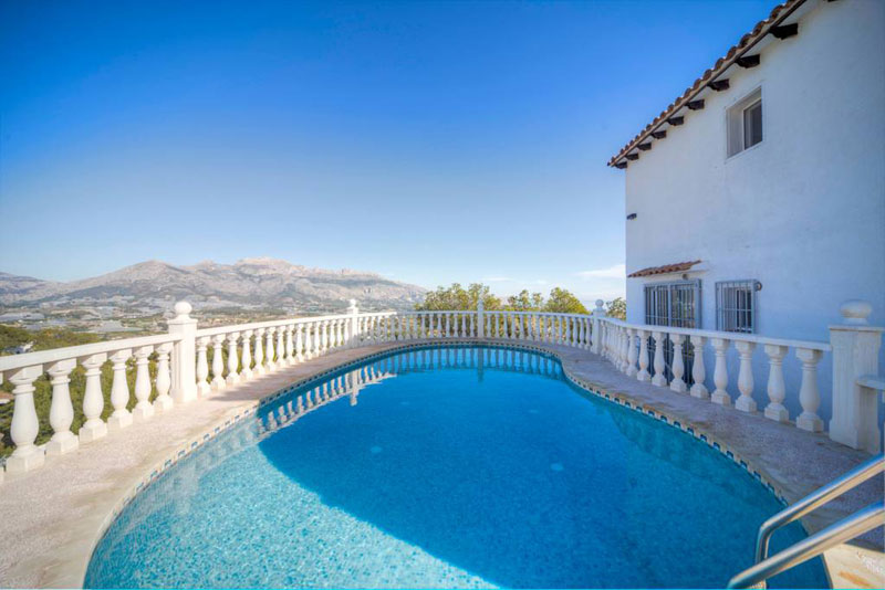 villa bluemed altea con piscina privada